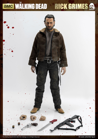 Illustration for article titled This Walking Dead Rick Grimes Figure Has Leaped Straight Out of the Apocalypse and Onto Your Desk